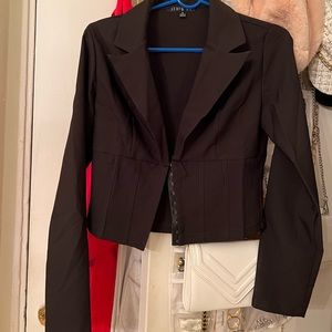 Long Sleeve Corset Top